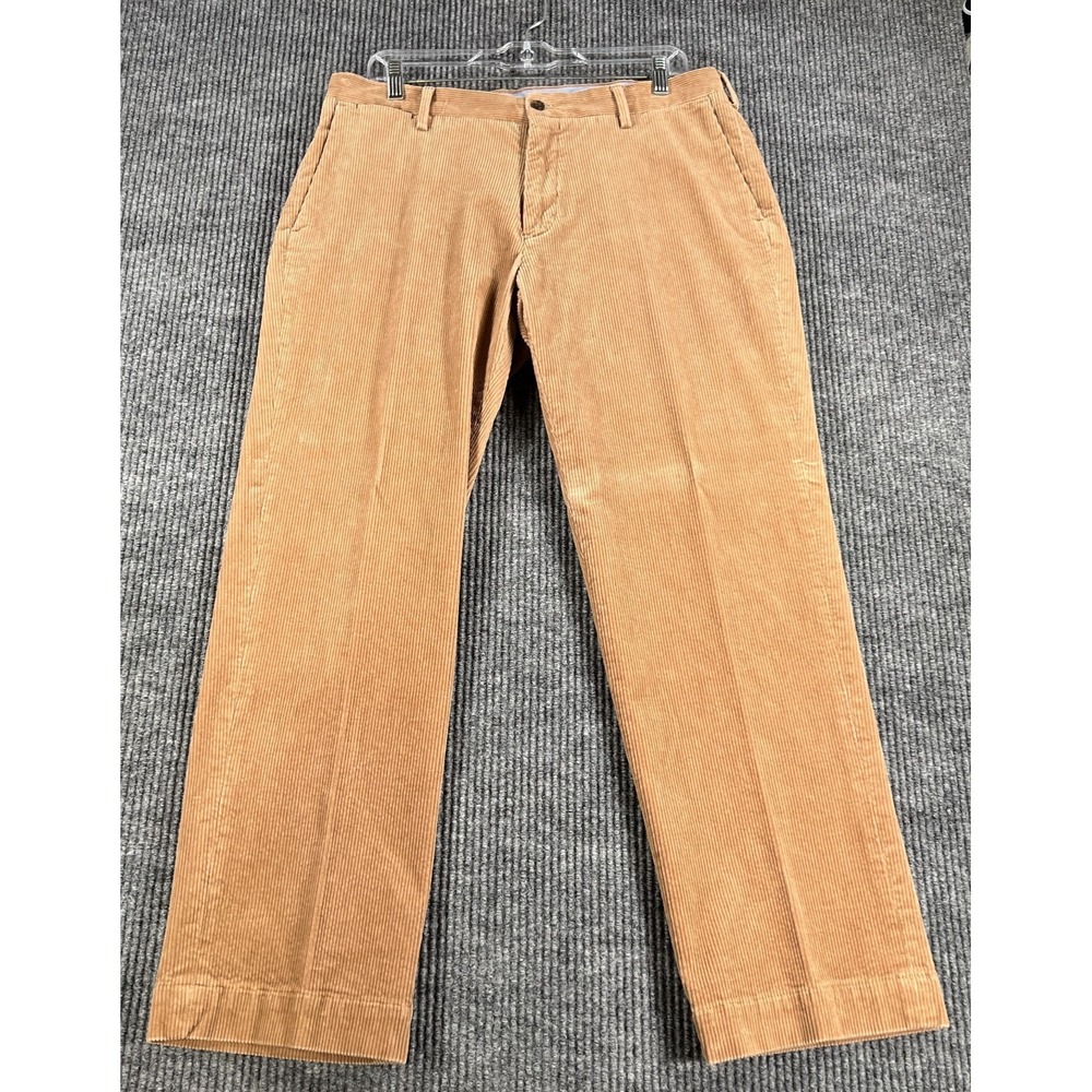 Polo Ralph Lauren Corduroy Pants Mens 34x30 Brown Chino Casual Golf Outdoor